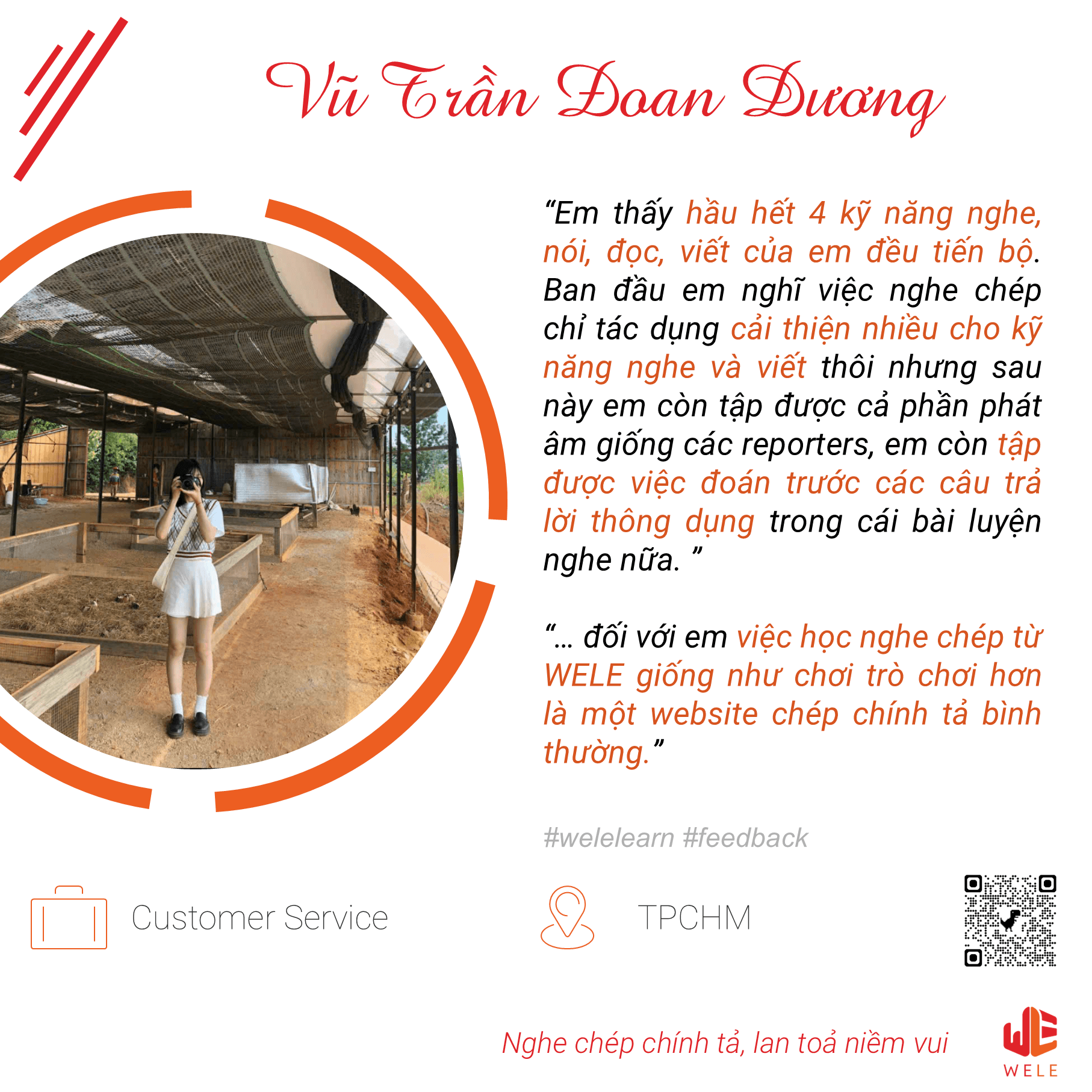 Vũ Trần Đoan Dương - WELE 前五